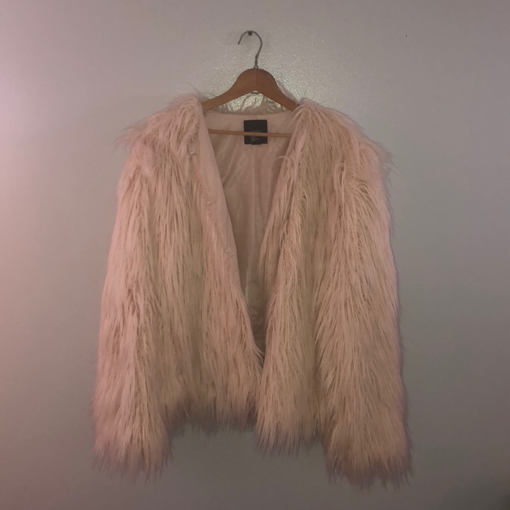 Faux fur jacket